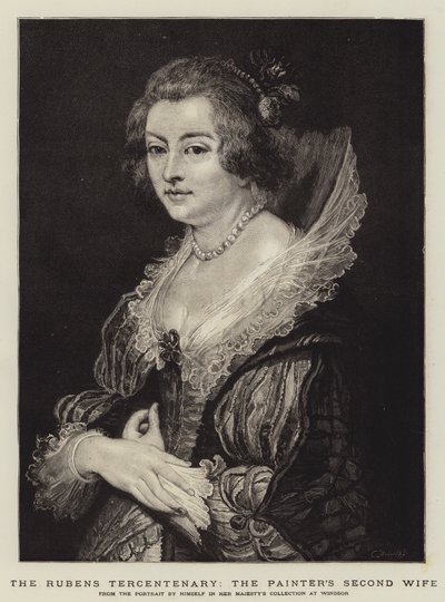 El tricentenario de Rubens, la segunda esposa del pintor de Peter Paul Rubens